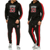 Men's Fashion Tracksuit Casual Sportsuit Men Hoodies/Sweatshirts Sportswear JORDAN 23 Coat+Pant Tracksuit Men Set Brand Clothing