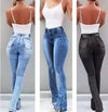 2019 High Waist Female Ripped Jeans For Women