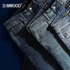 SIMWOOD 2019 New Jeans Men Classical Jean High Quality Straight Leg Male Casual