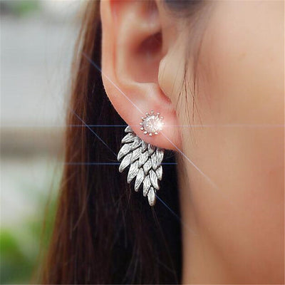 2020 New Crystal Flower Drop Earrings for Women Fashion Jewelry Gold colour Rhinestones Earrings Gift for Party Best Friend