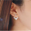 2020 New Crystal Flower Drop Earrings for Women Fashion Jewelry Gold colour Rhinestones Earrings Gift for Party Best Friend