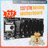 Riserless mining motherboard 8 GPU bitcoin Crypto Etherum Mining Support 1066/1333/1600MHz