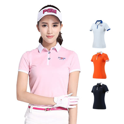 Golf T-shirts Women Summer