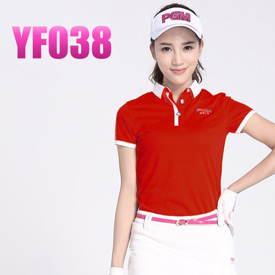 Golf T-shirts Women Summer