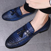 Large size 38-48 tassel plaid men loafers weaving comfortable soft mens leather shoes 2019 fashion sapato masculino